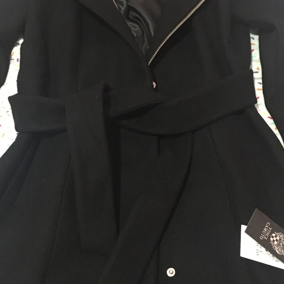 New Vince Camuto Belted Wool Coat - Picture 9 of 11